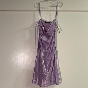 Lavender, silky fairy dress